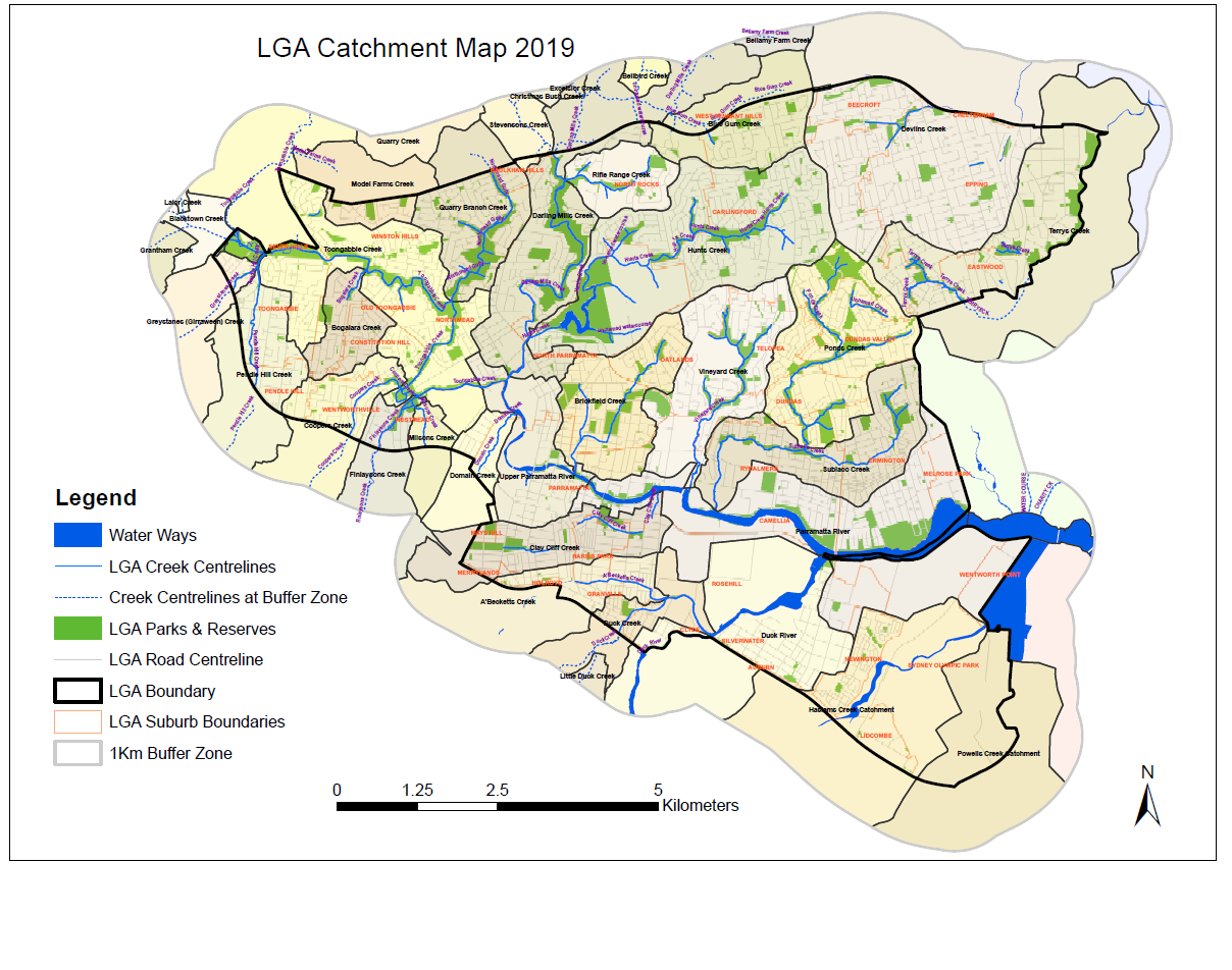 parramatta river cycleway map